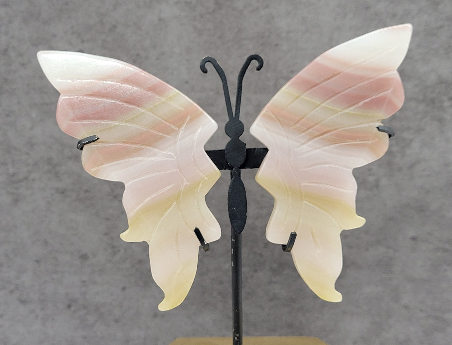 Wings - Pink Banded Calcite