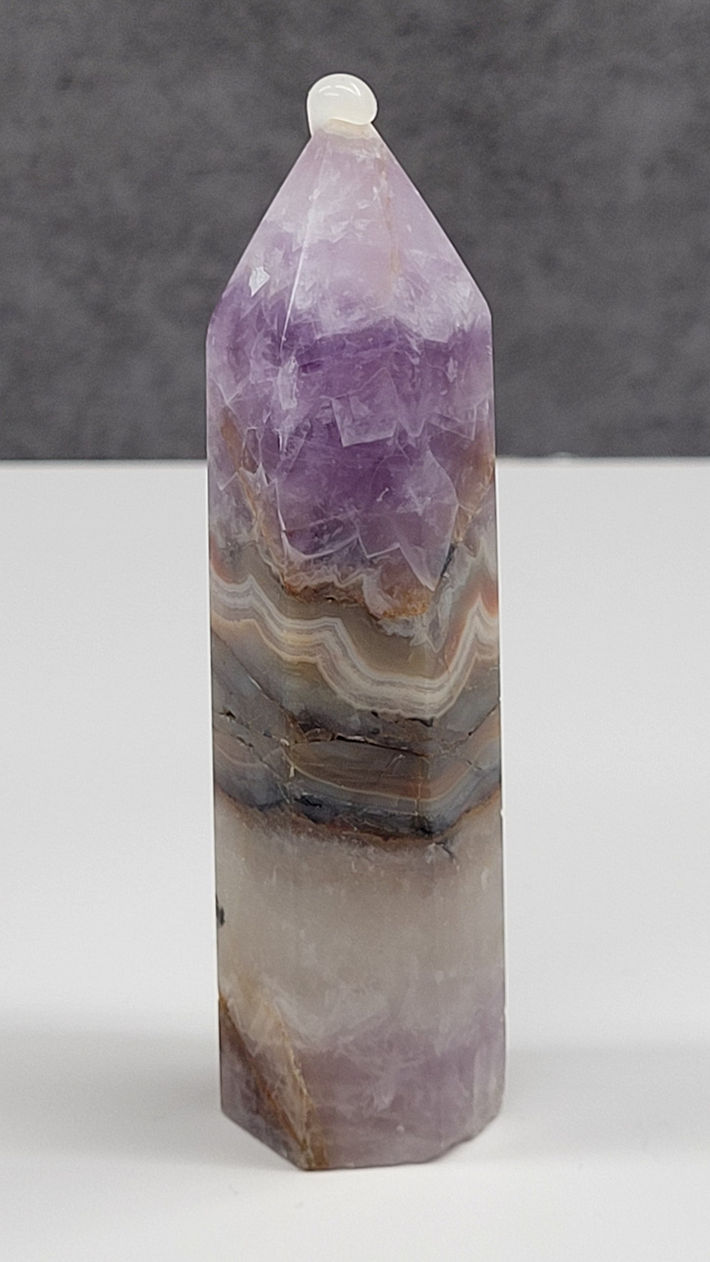 Amethyst w/ Agate tower