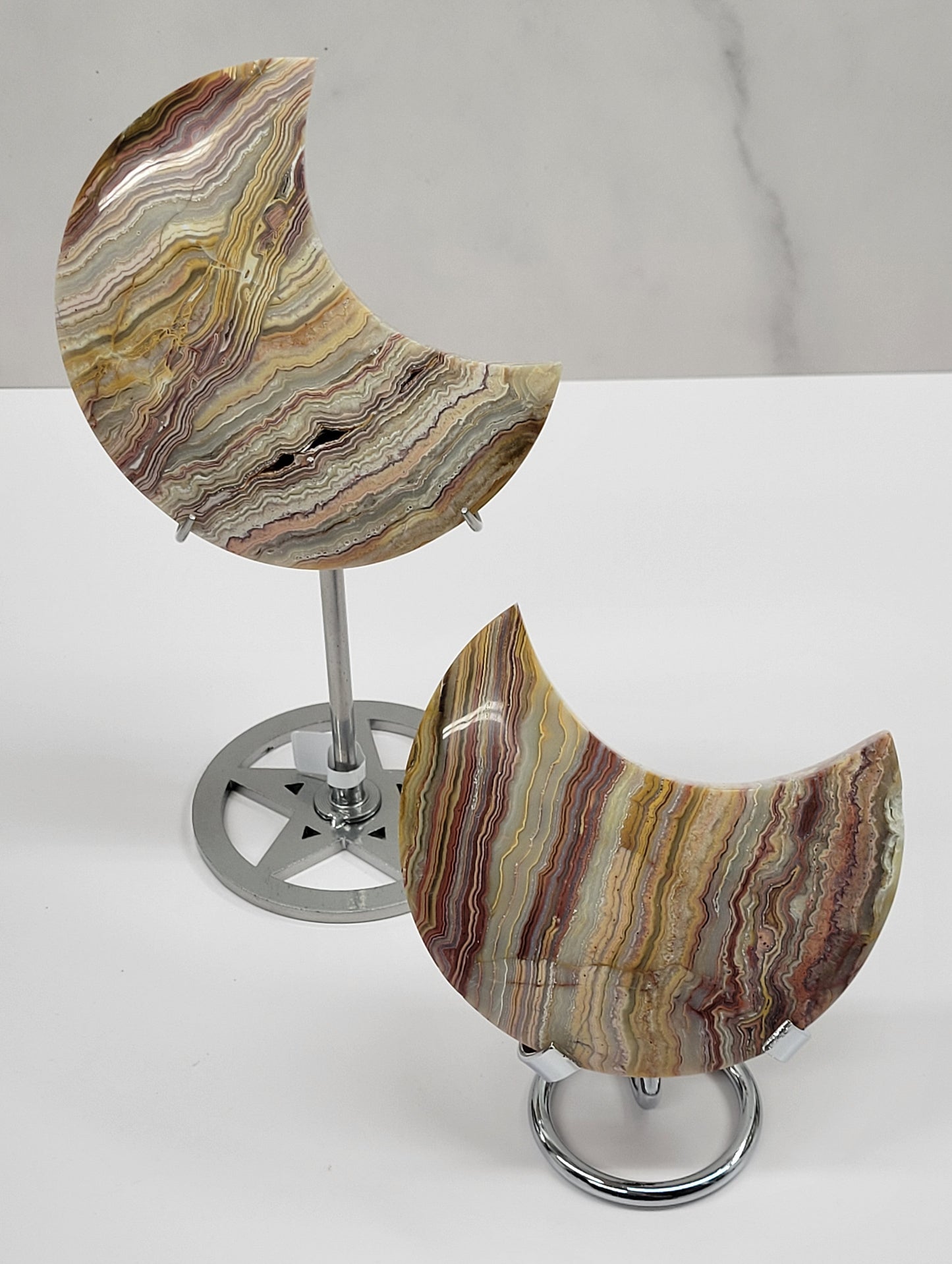 Crazy Lace Agate moon