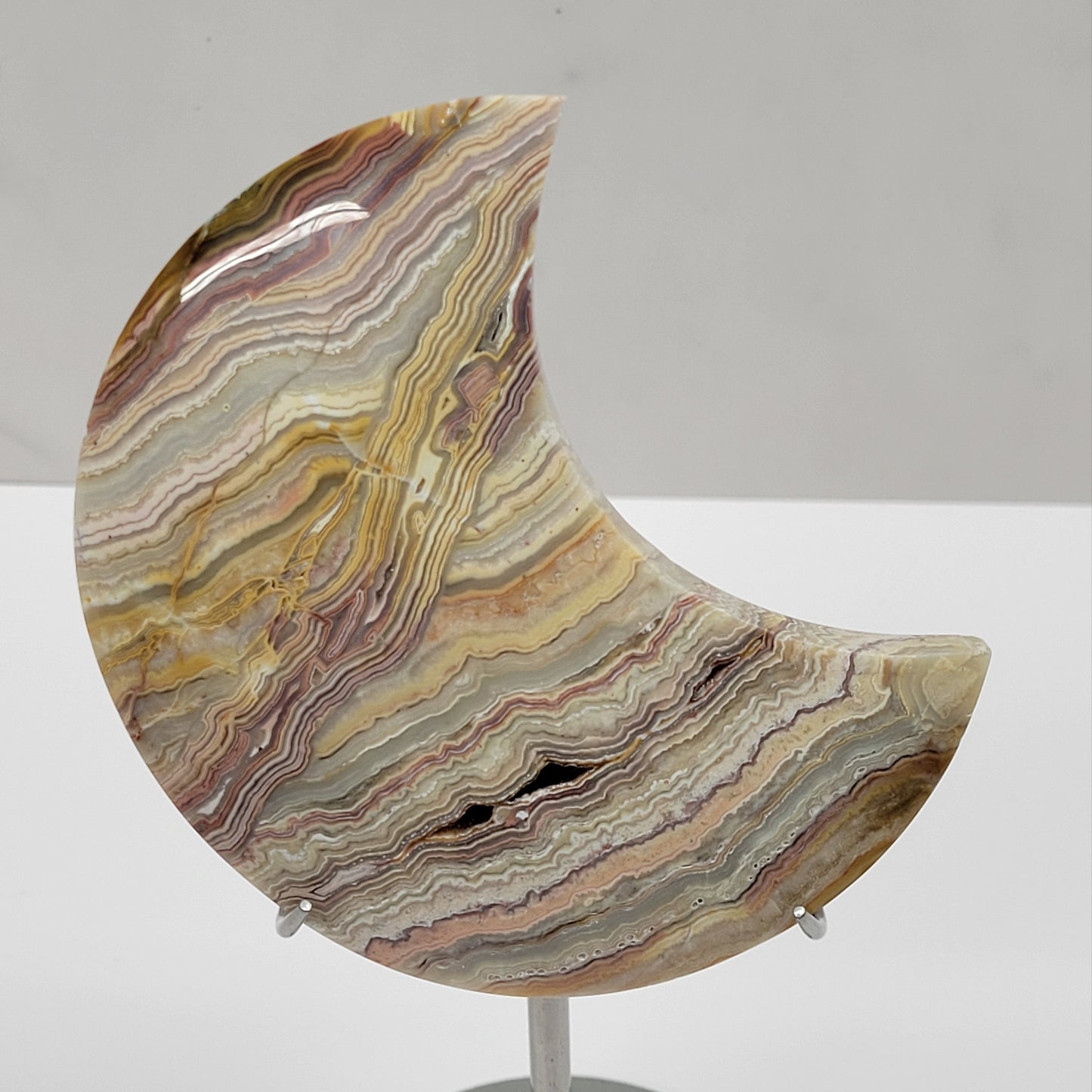 Crazy Lace Agate moon