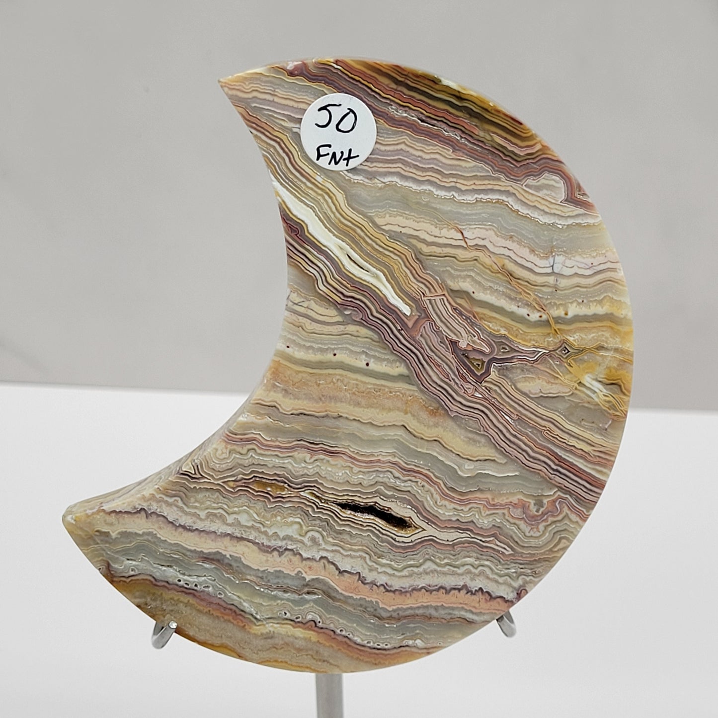 Crazy Lace Agate moon