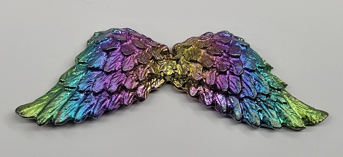 Bismuth carving - Angel wings
