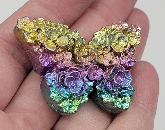 Bismuth carving - Butterfly