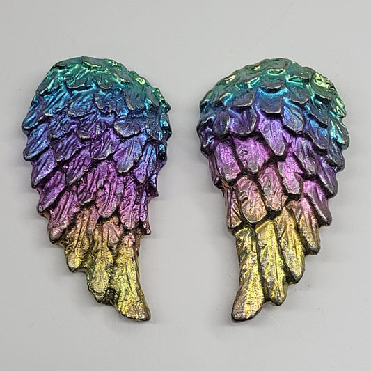 Bismuth carving - Angel wings