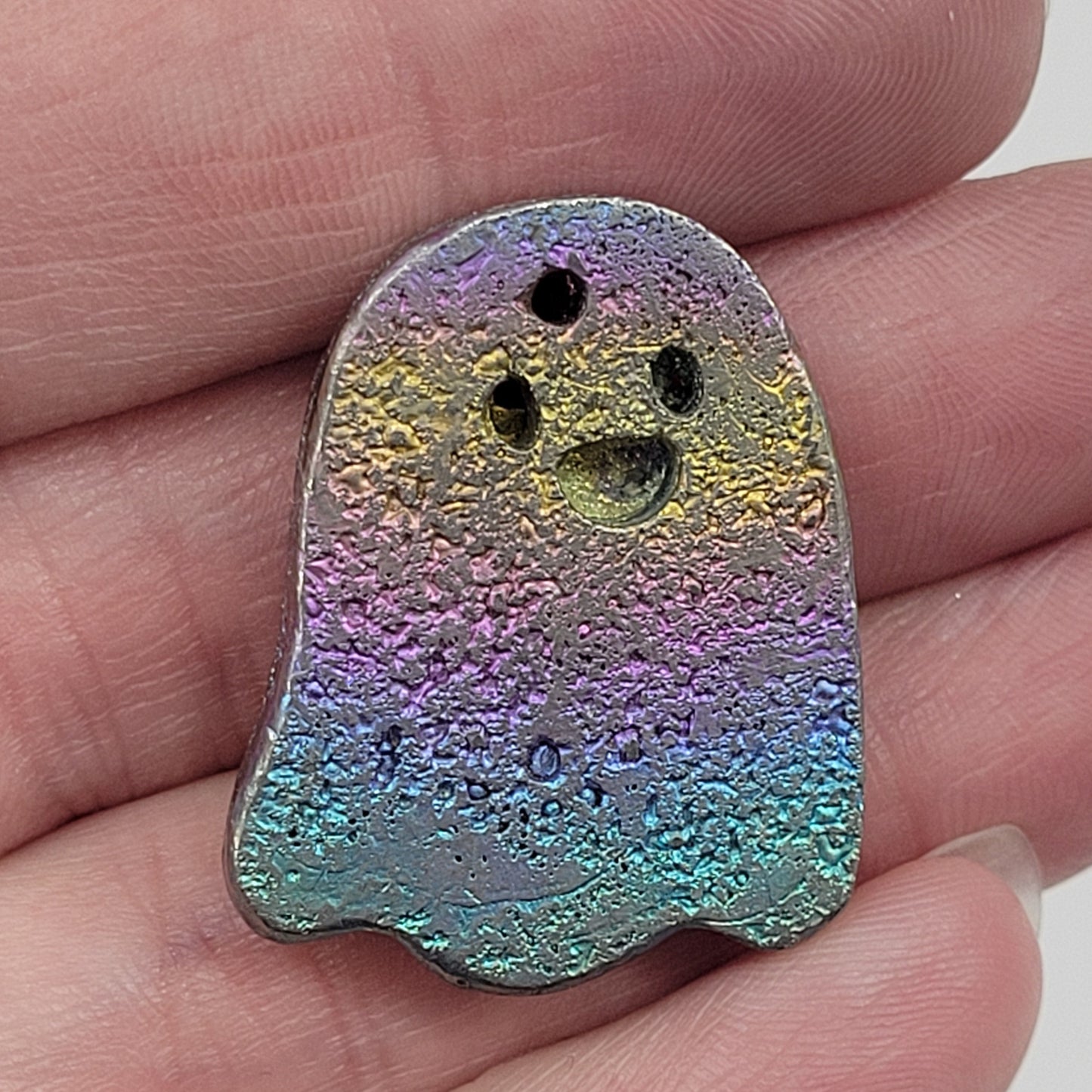 Bismuth carving - Ghost