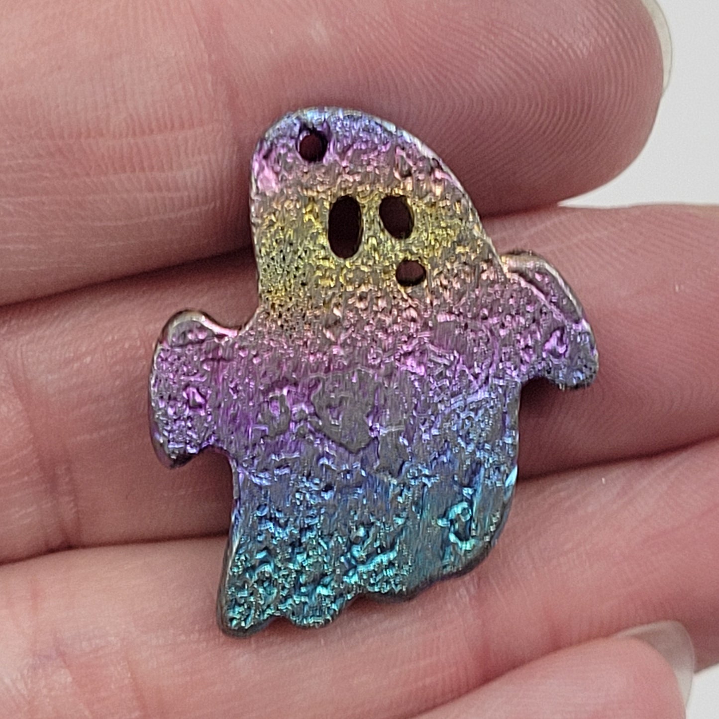 Bismuth carving - Ghost
