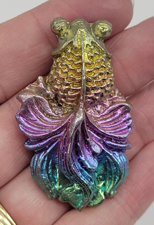 Bismuth carving - Goldfish/Koi fish