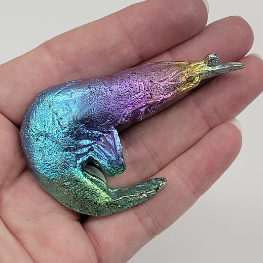 Bismuth carving - Shrimp
