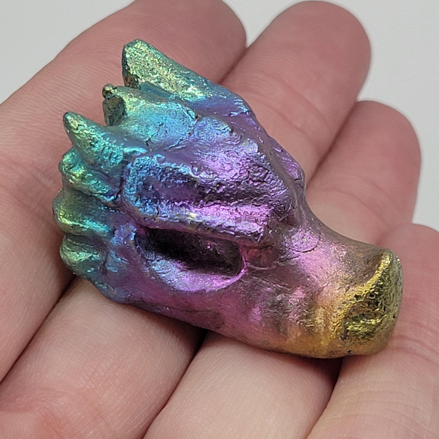 Bismuth carving - Dragon head
