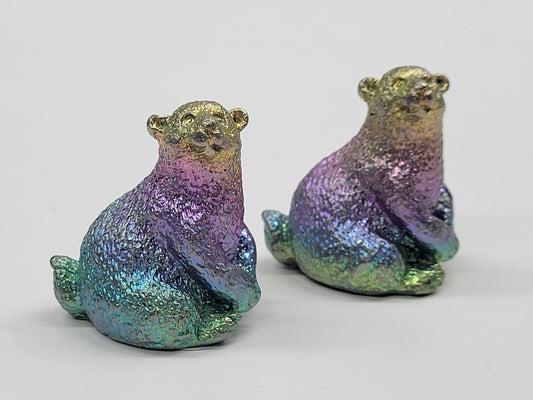 Bismuth carving - Bear