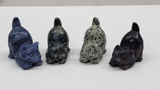 Cat/kitty carving - playful (M)