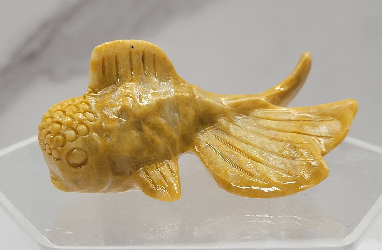 Goldfish carving