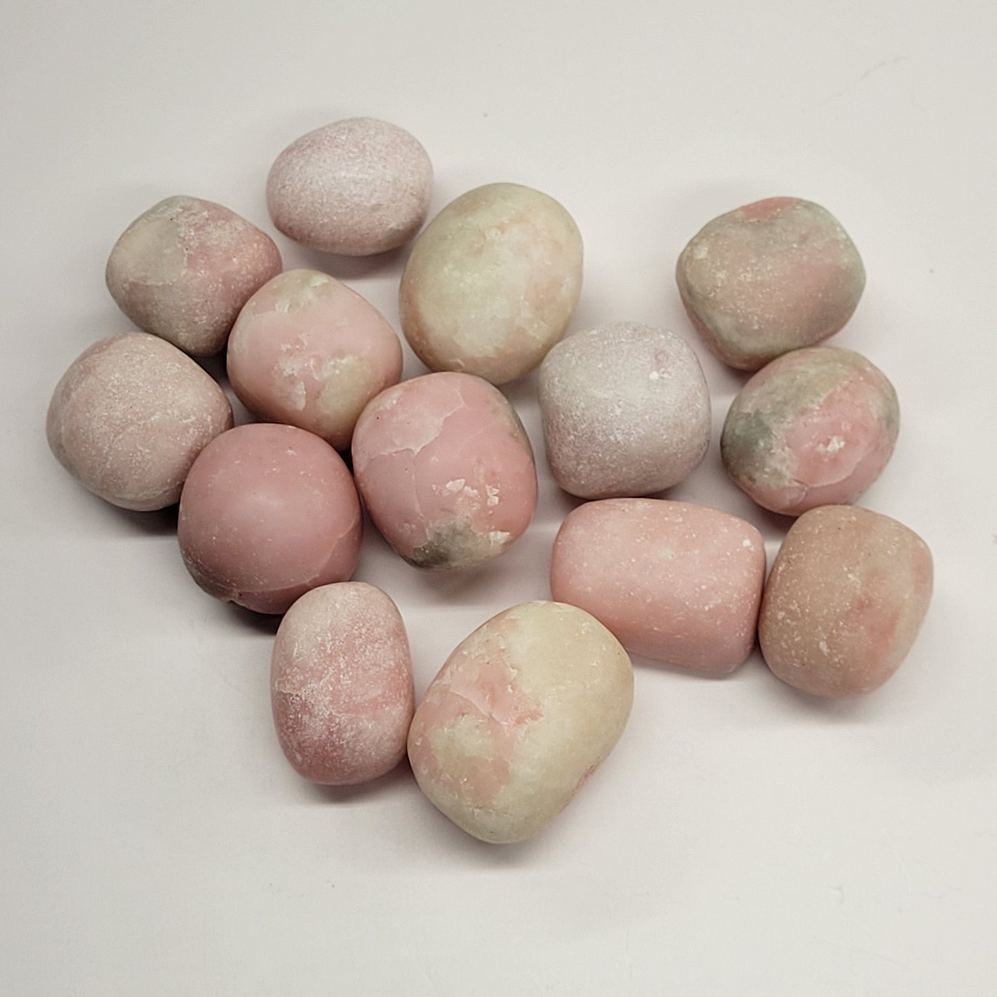 Pink Opal tumbles