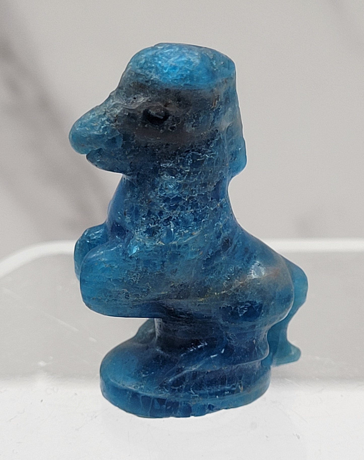 Horse carvings (S) - Blue Apatite