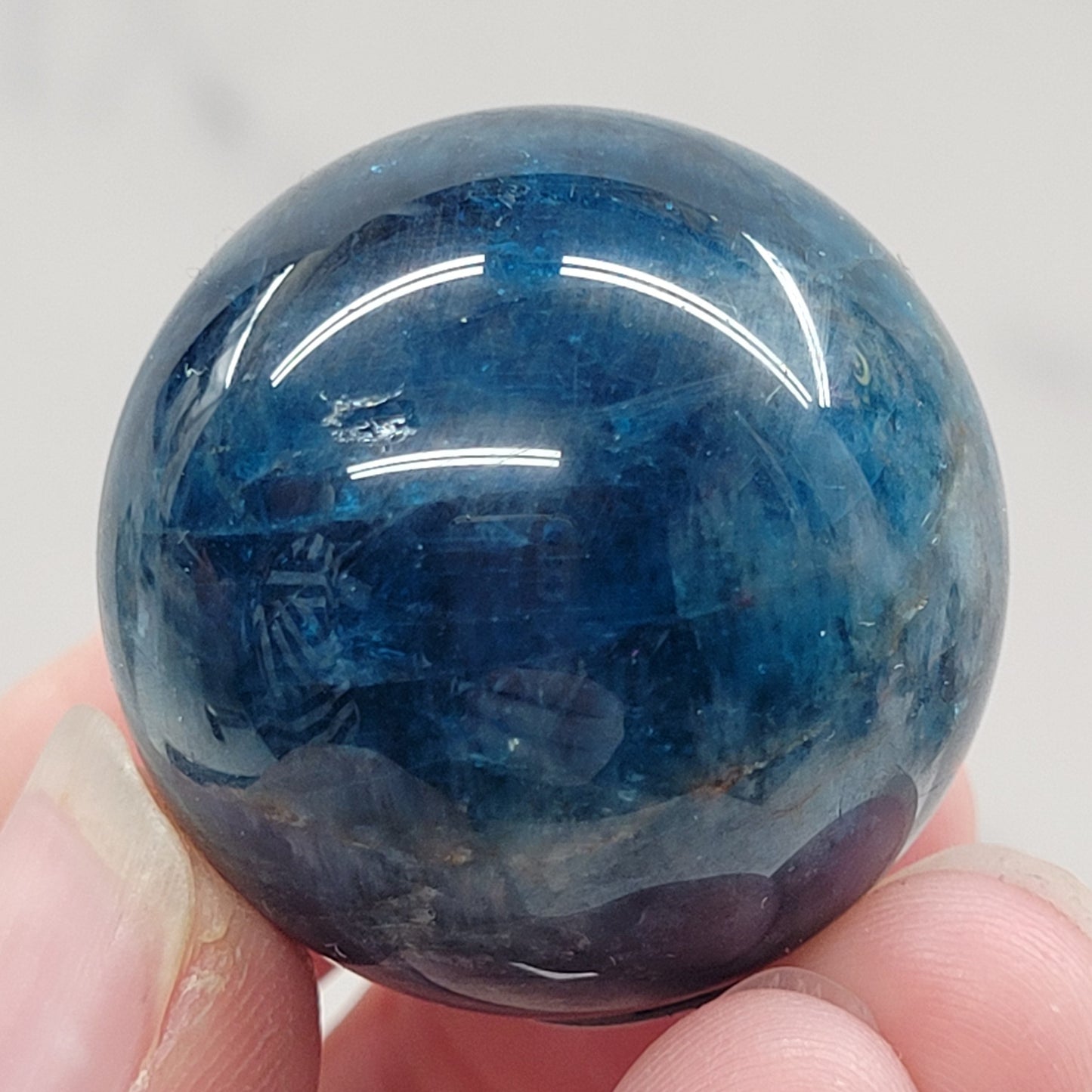 Blue Apatite sphere