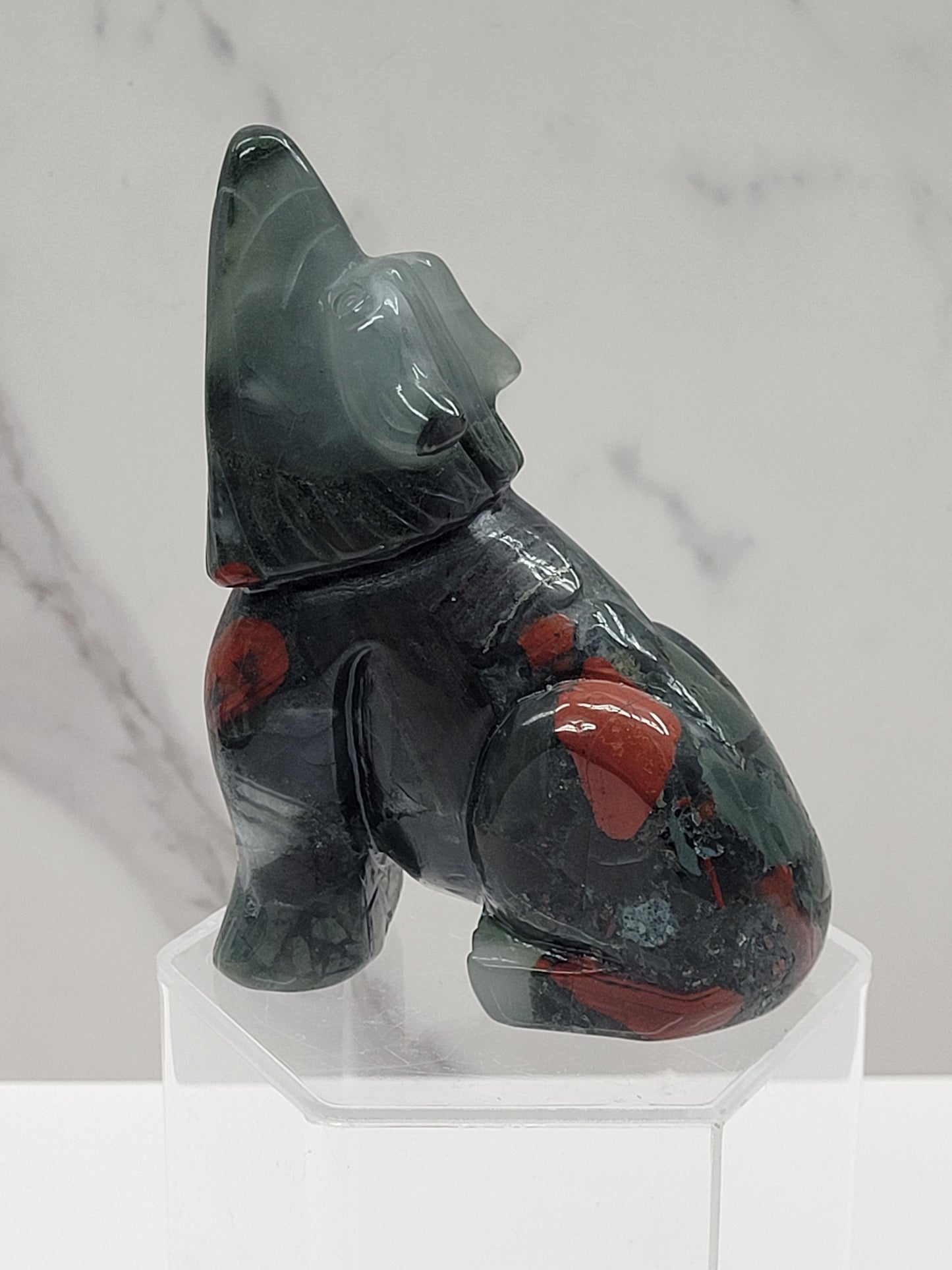 African Bloodstone wolf (L)