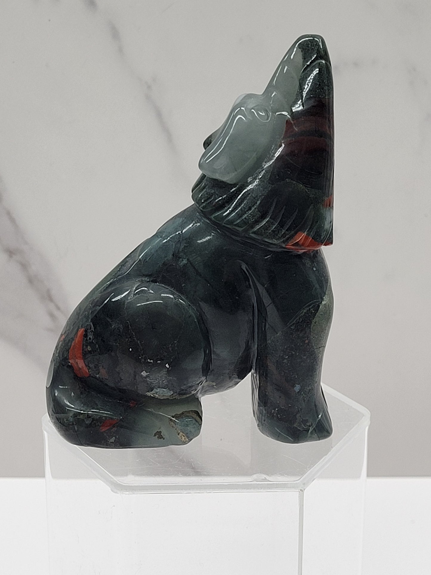 African Bloodstone wolf (L)