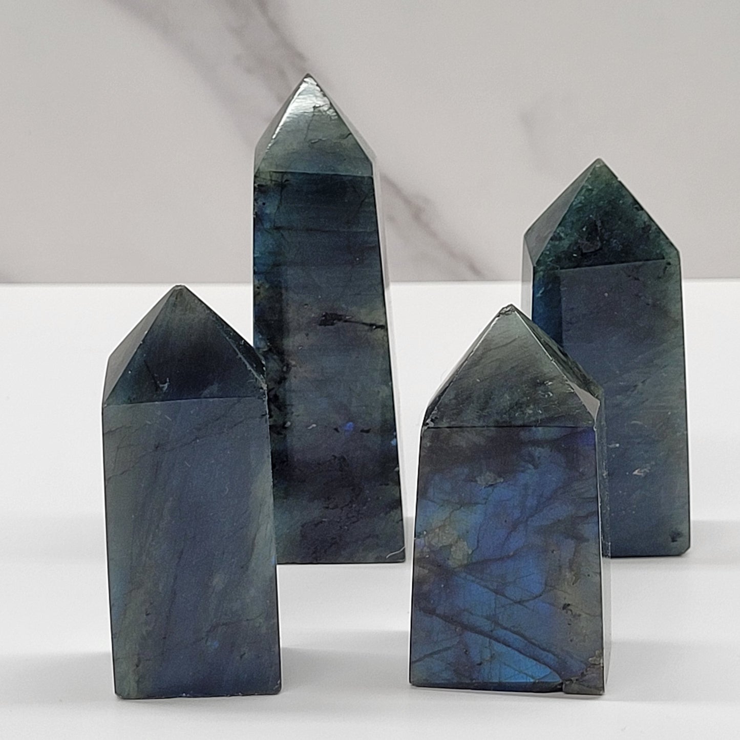 Labradorite tower
