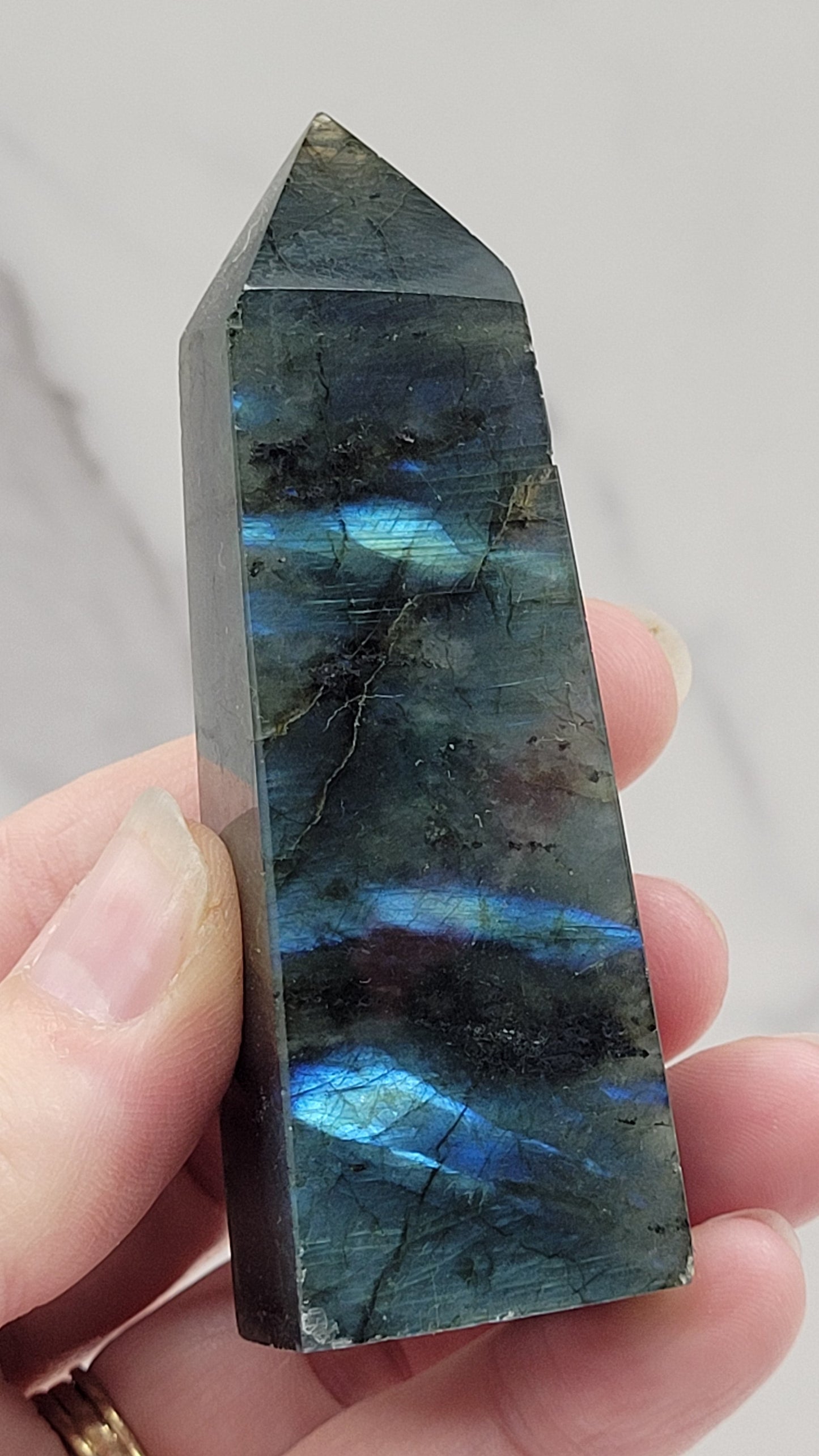 Labradorite tower