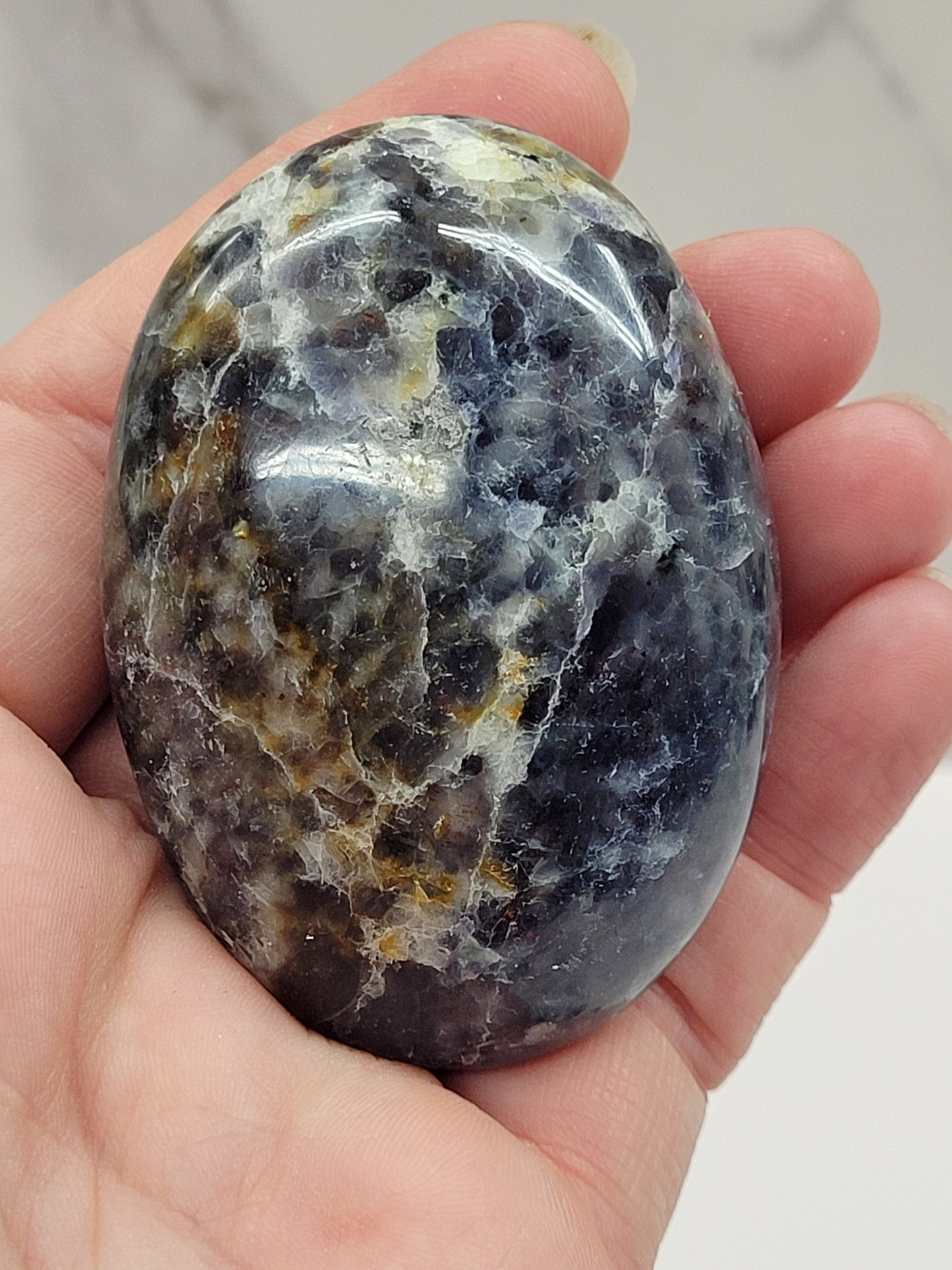 Iolite/Cordierite palm