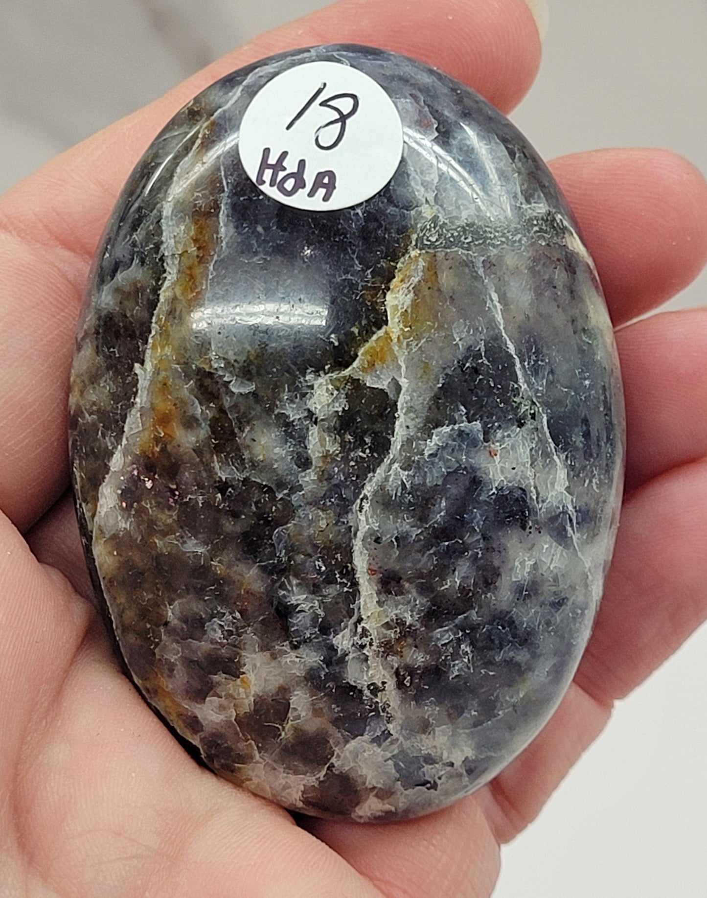 Iolite/Cordierite palm