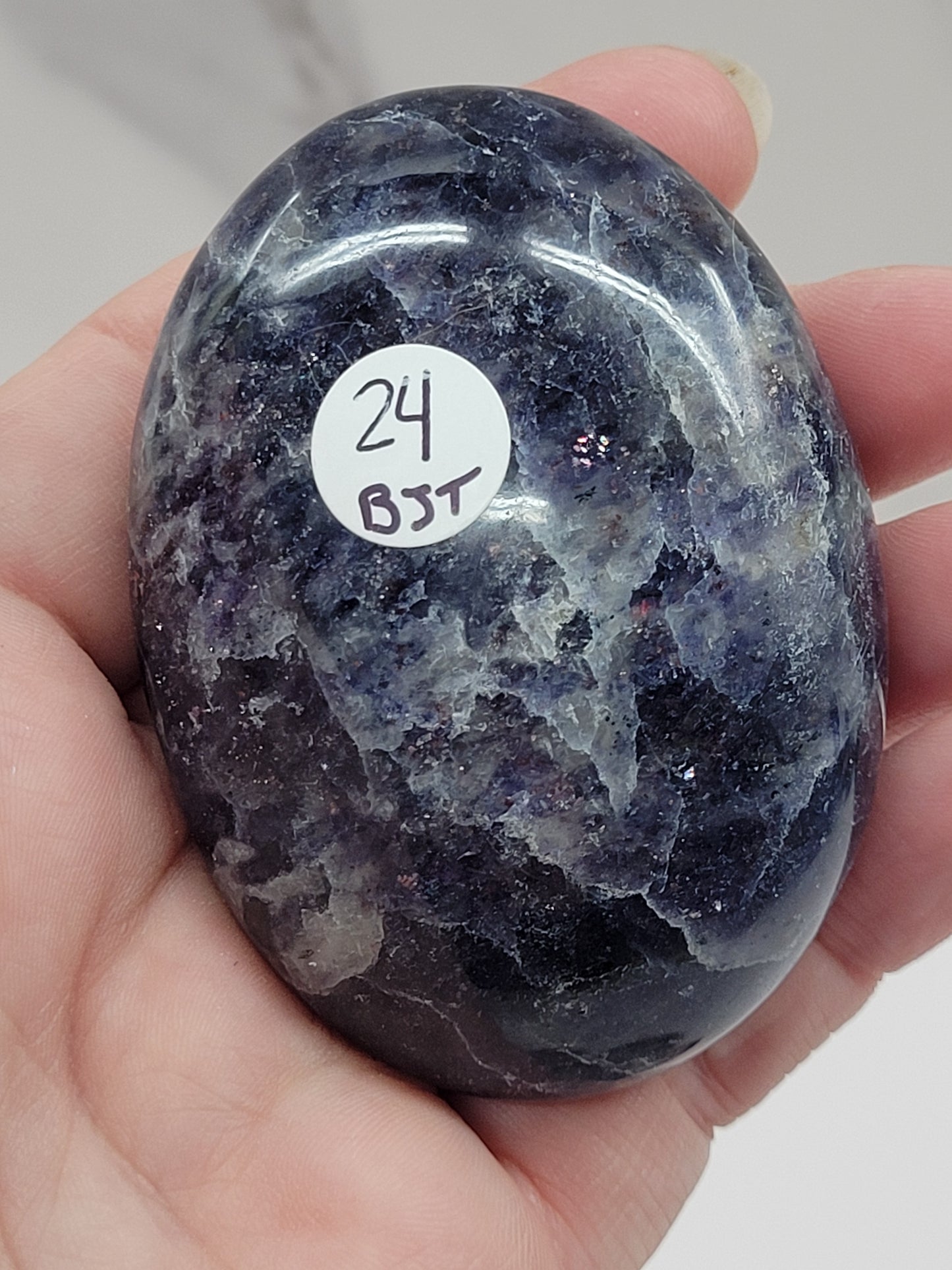 Iolite/Cordierite palm