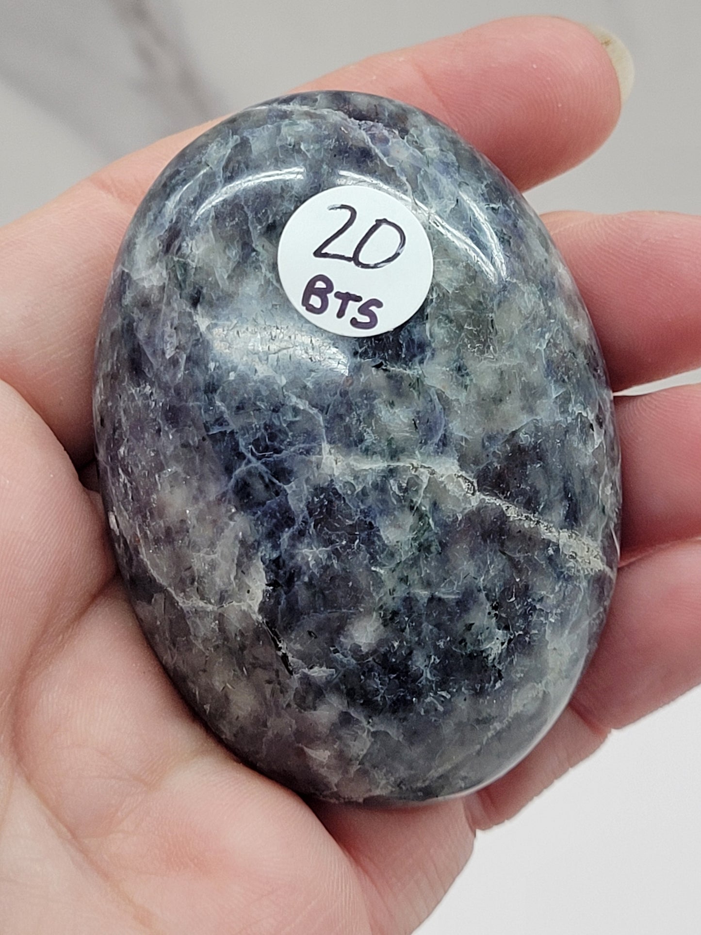 Iolite/Cordierite palm