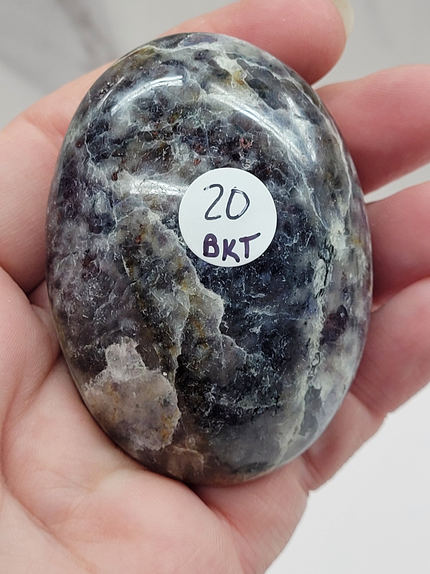 Iolite/Cordierite palm