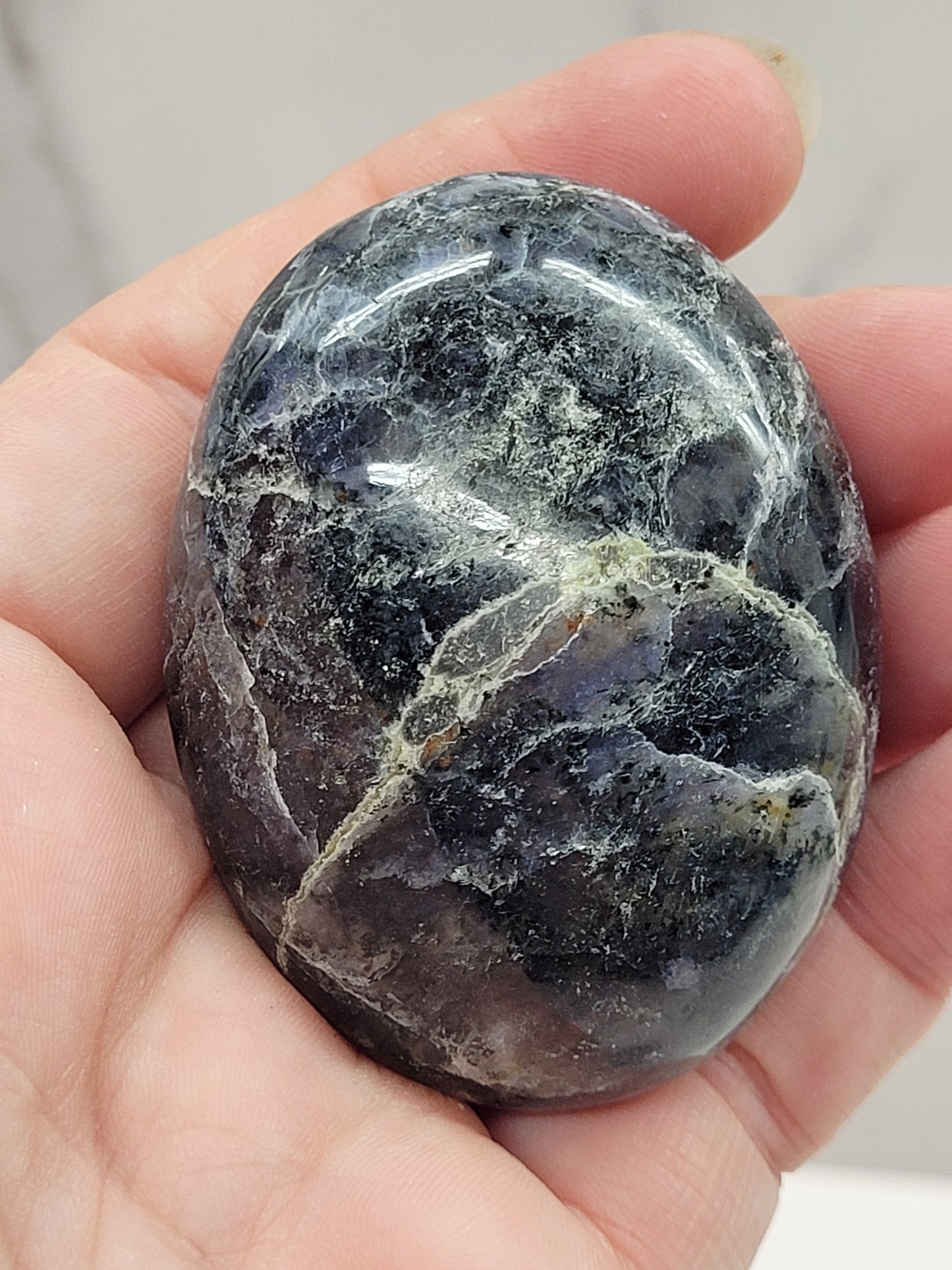 Iolite/Cordierite palm