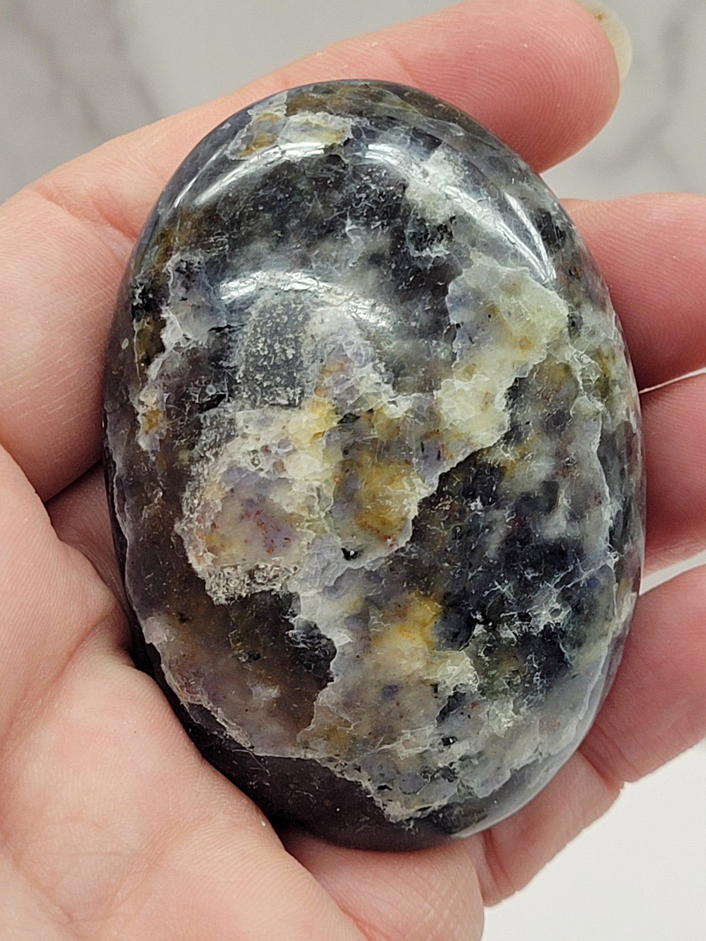 Iolite/Cordierite palm