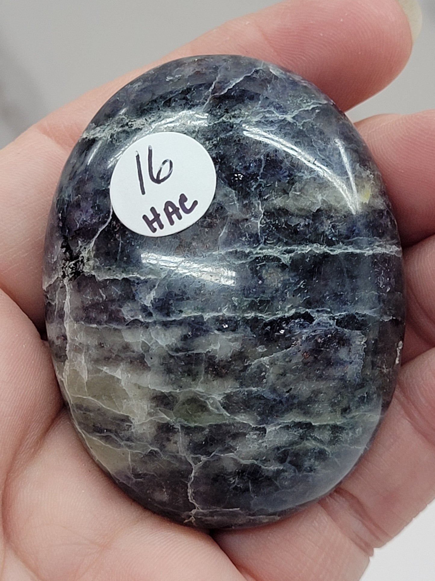 Iolite/Cordierite palm