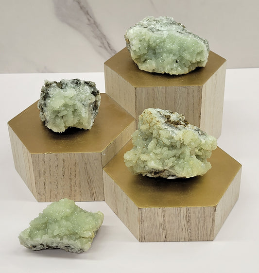 Prehnite specimens