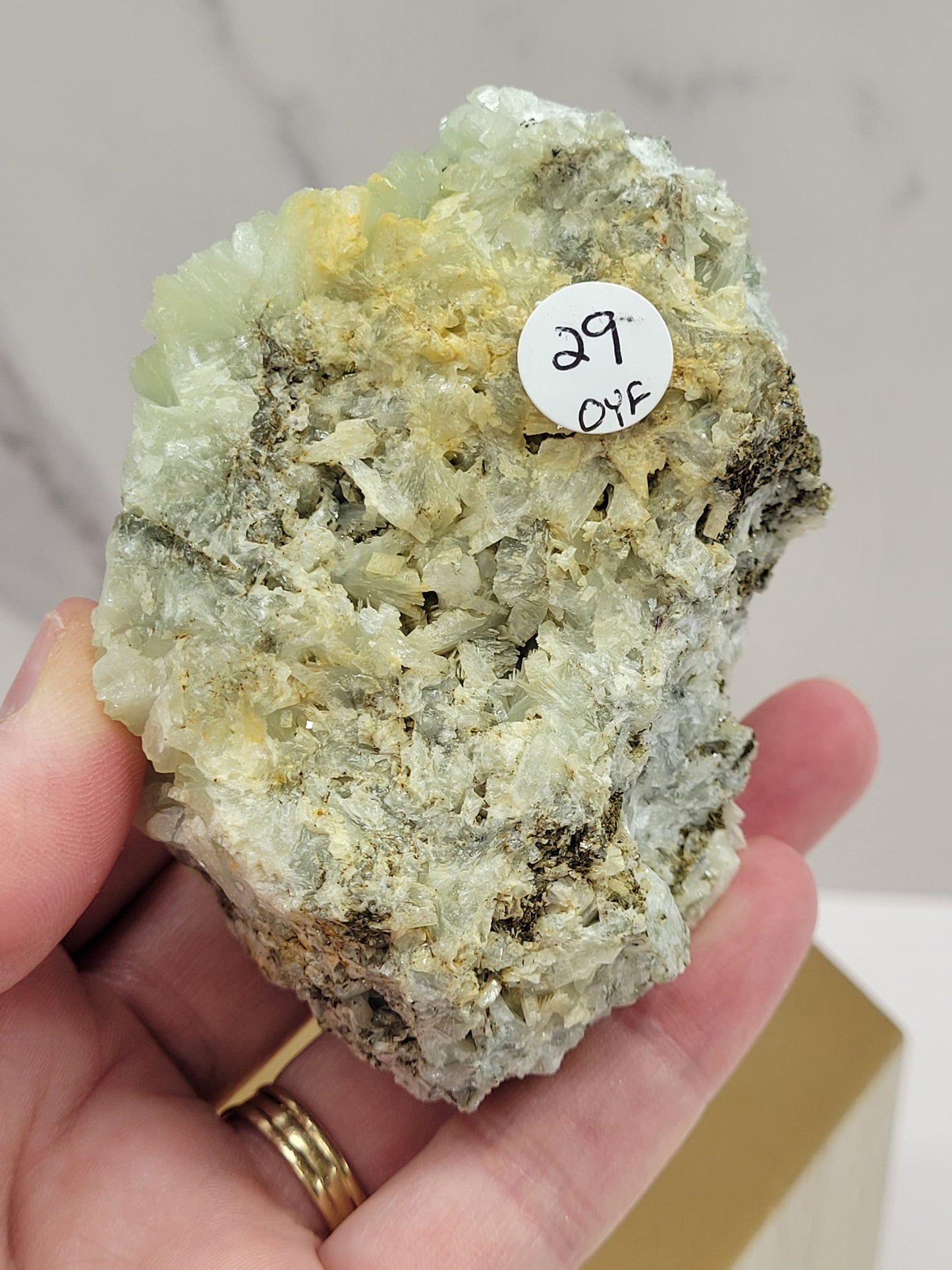 Prehnite specimens