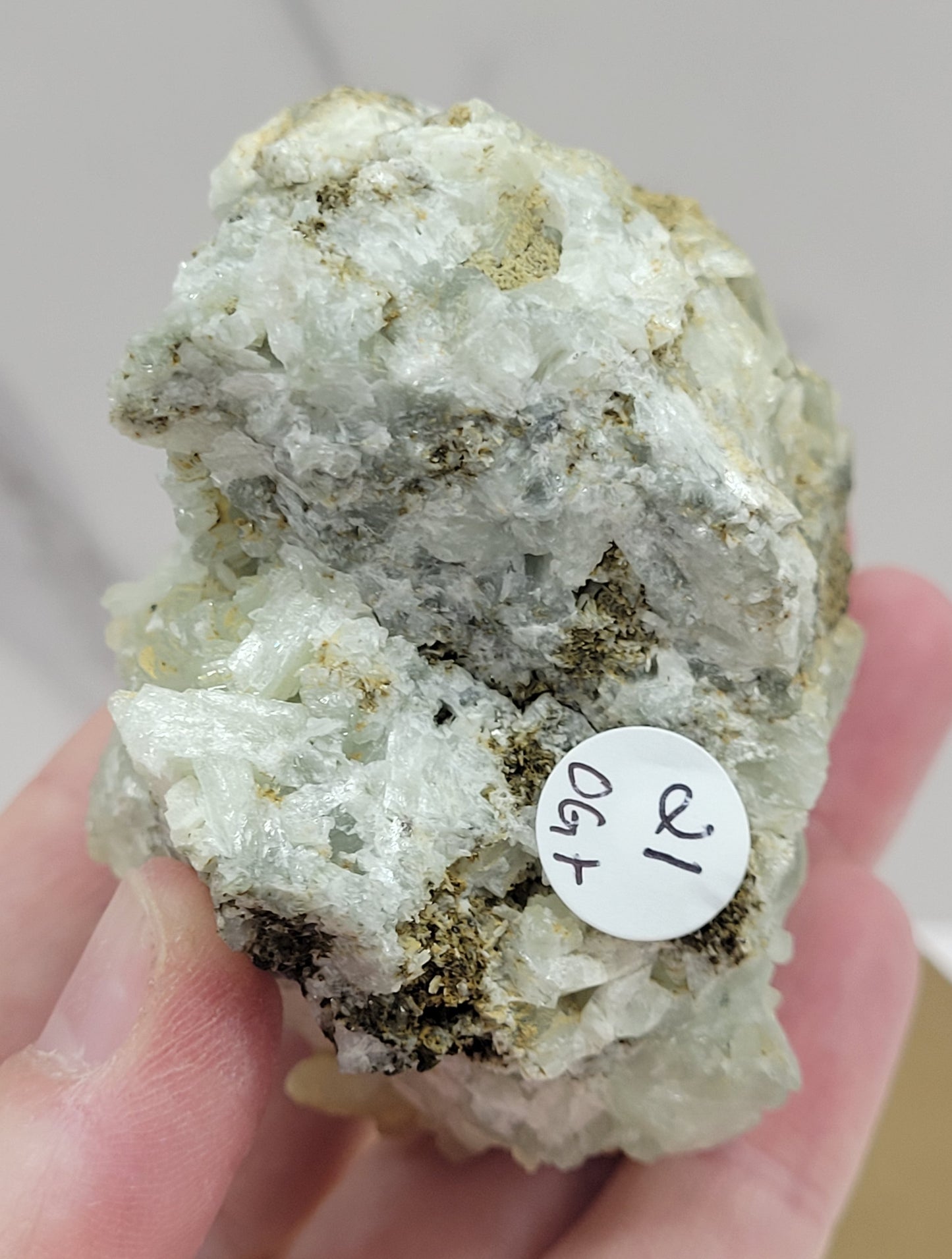 Prehnite specimens