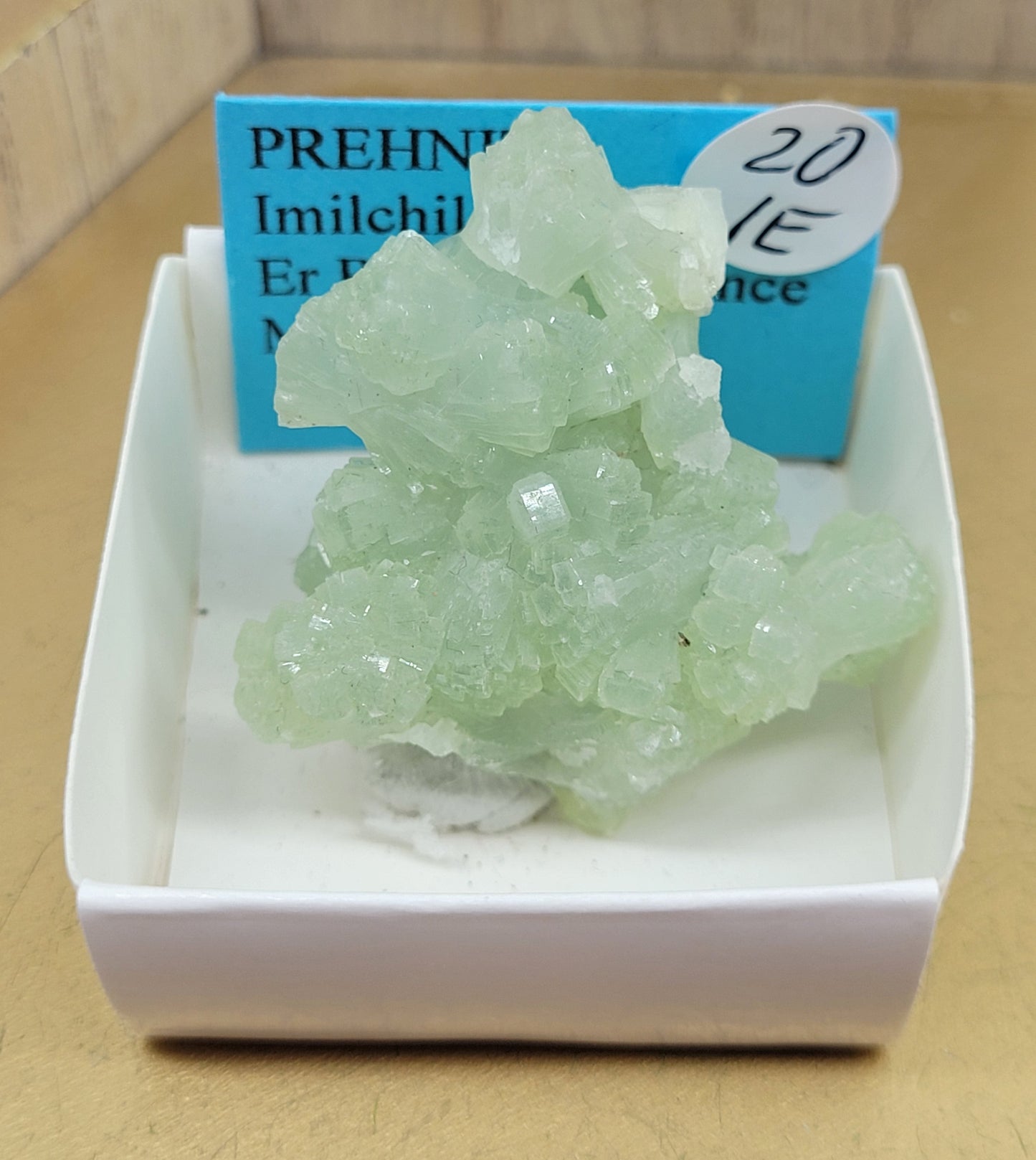 Prehnite specimens