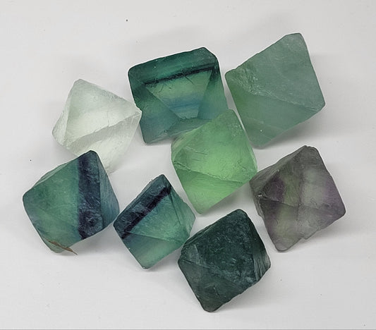Fluorite Octahedrons