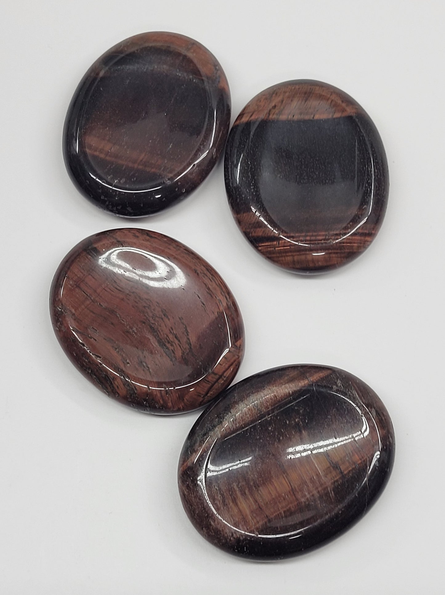 Red Tigers Eye worry stone