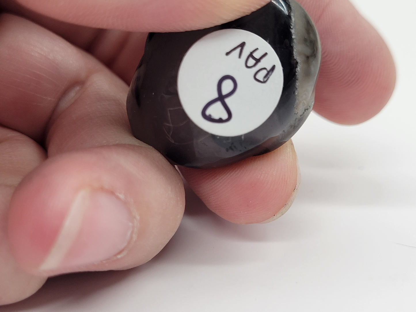 Duck carving - Volcano Agate (small)