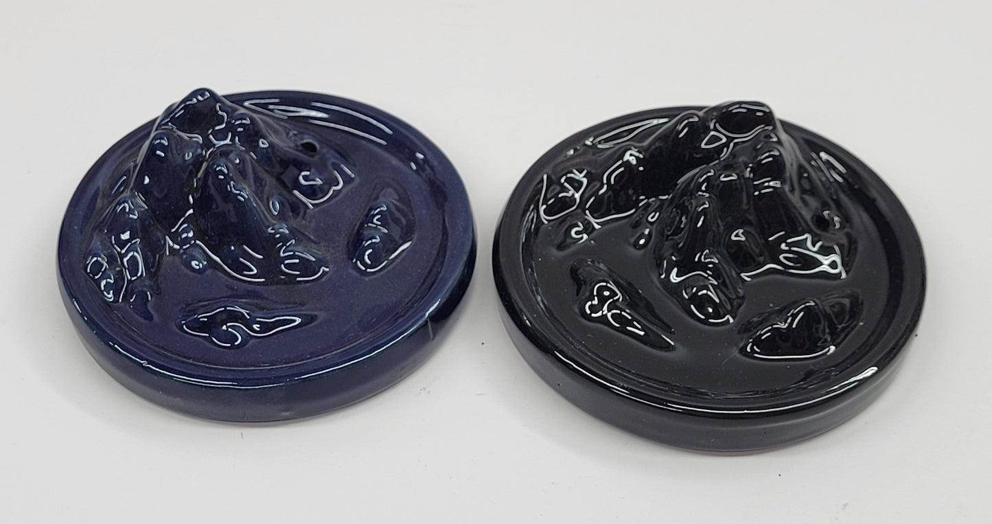 Backflow incense burner - Mountain range