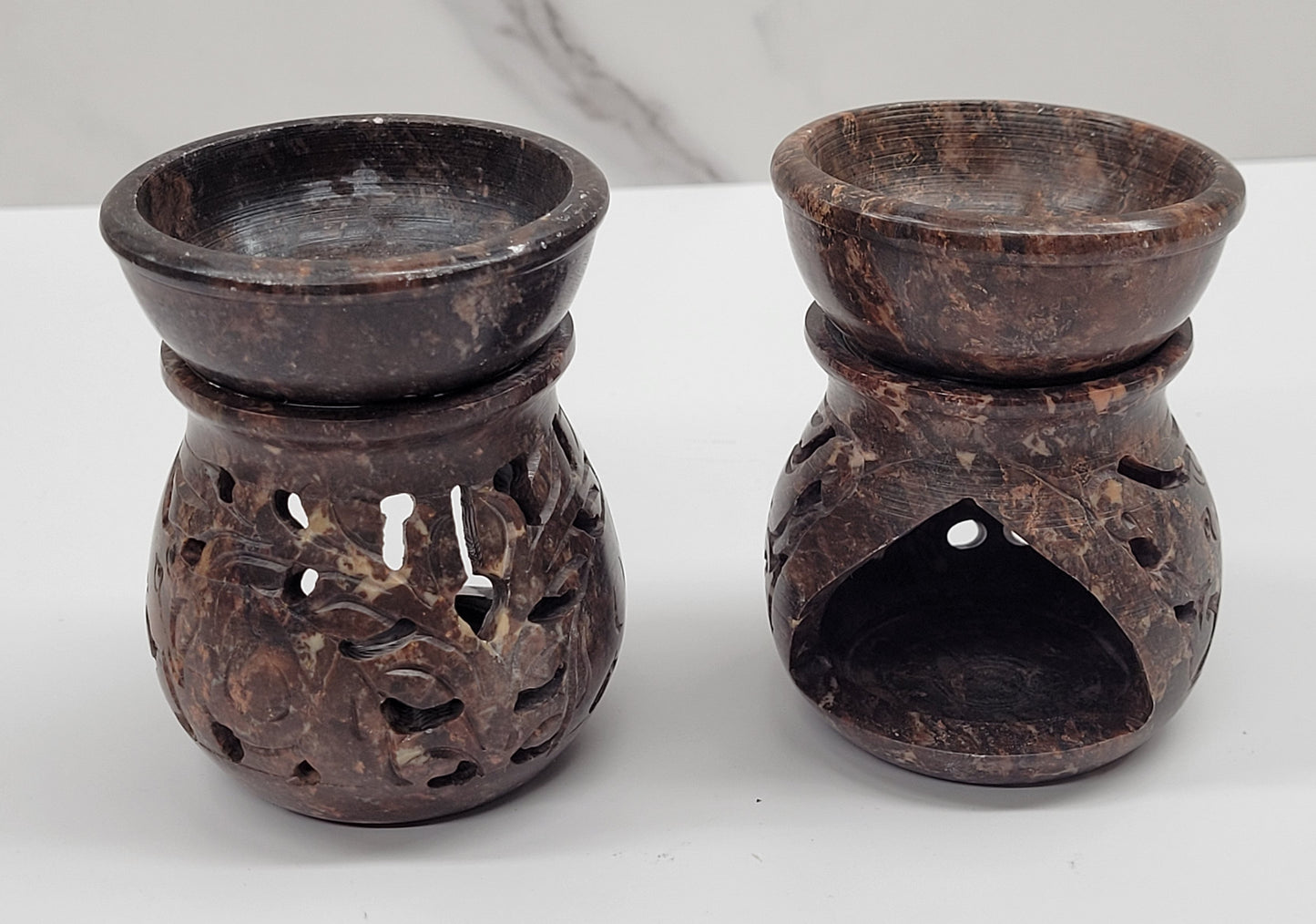 Soapstone oil/wax melt warmer