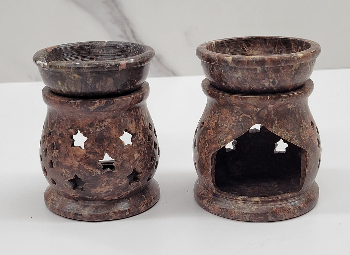 Soapstone oil/wax melt warmer