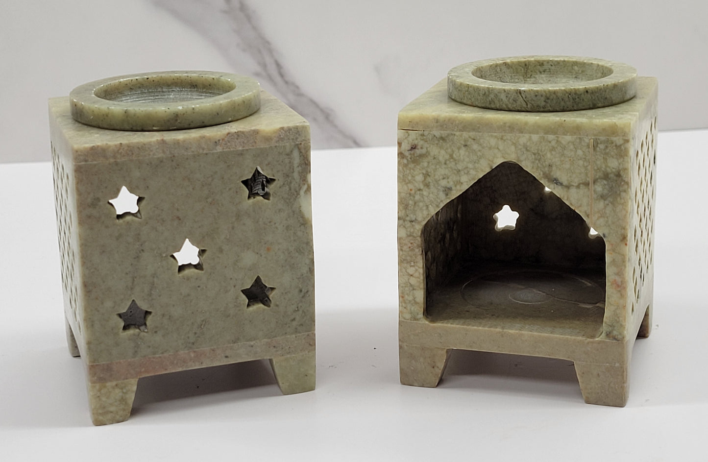 Soapstone oil/wax melt warmer