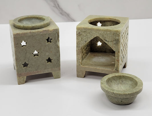 Soapstone oil/wax melt warmer