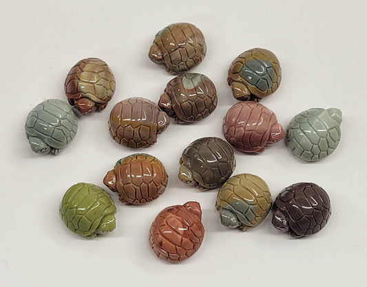 Alashan Agate mini carving - Tortoise