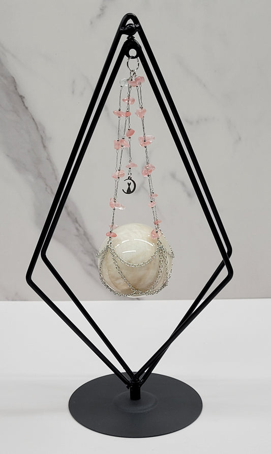 Hanging sphere stand/holder - Diamond single sphere