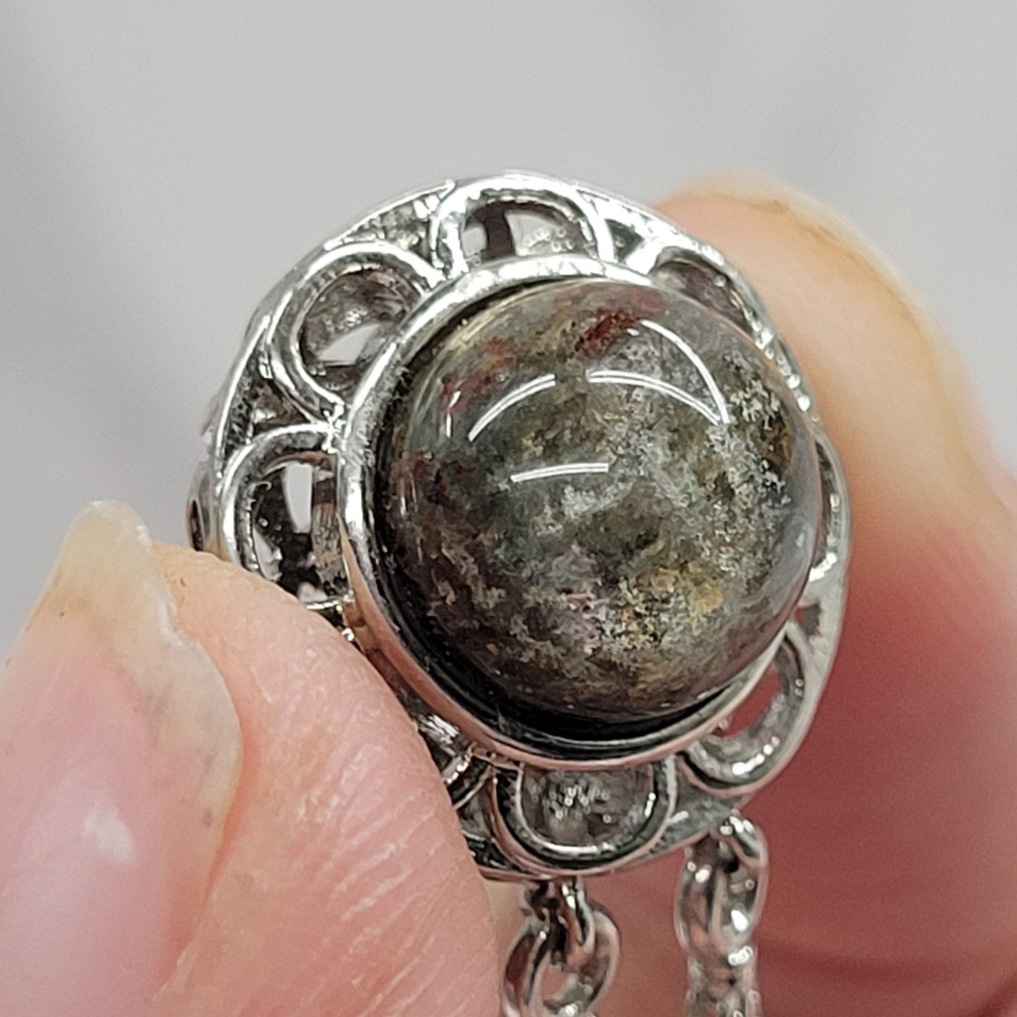 Garden Quartz Dream Catcher pendant