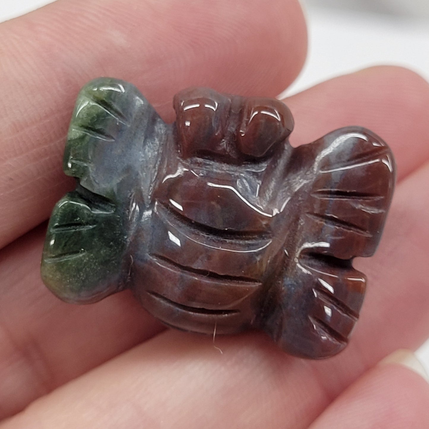 Mini bee/flying insect carvings