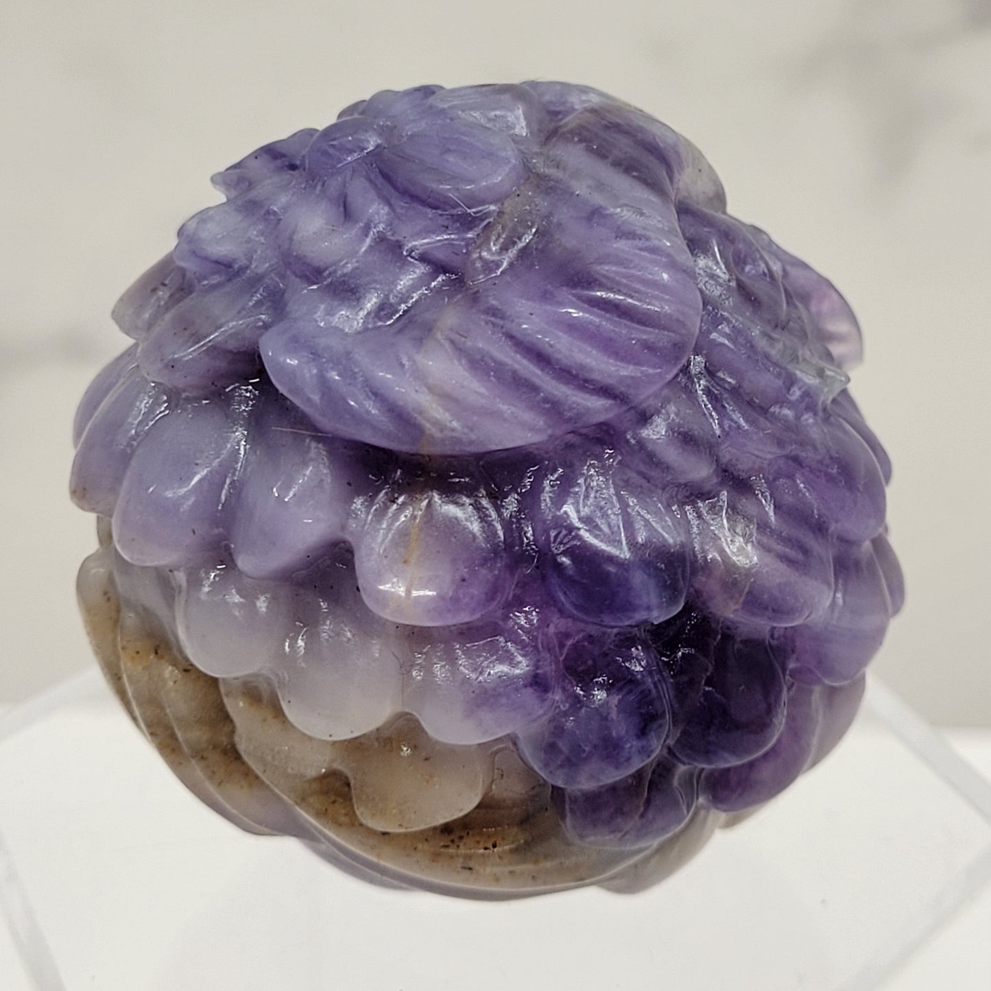 Silk Fluorite roly-poly owl