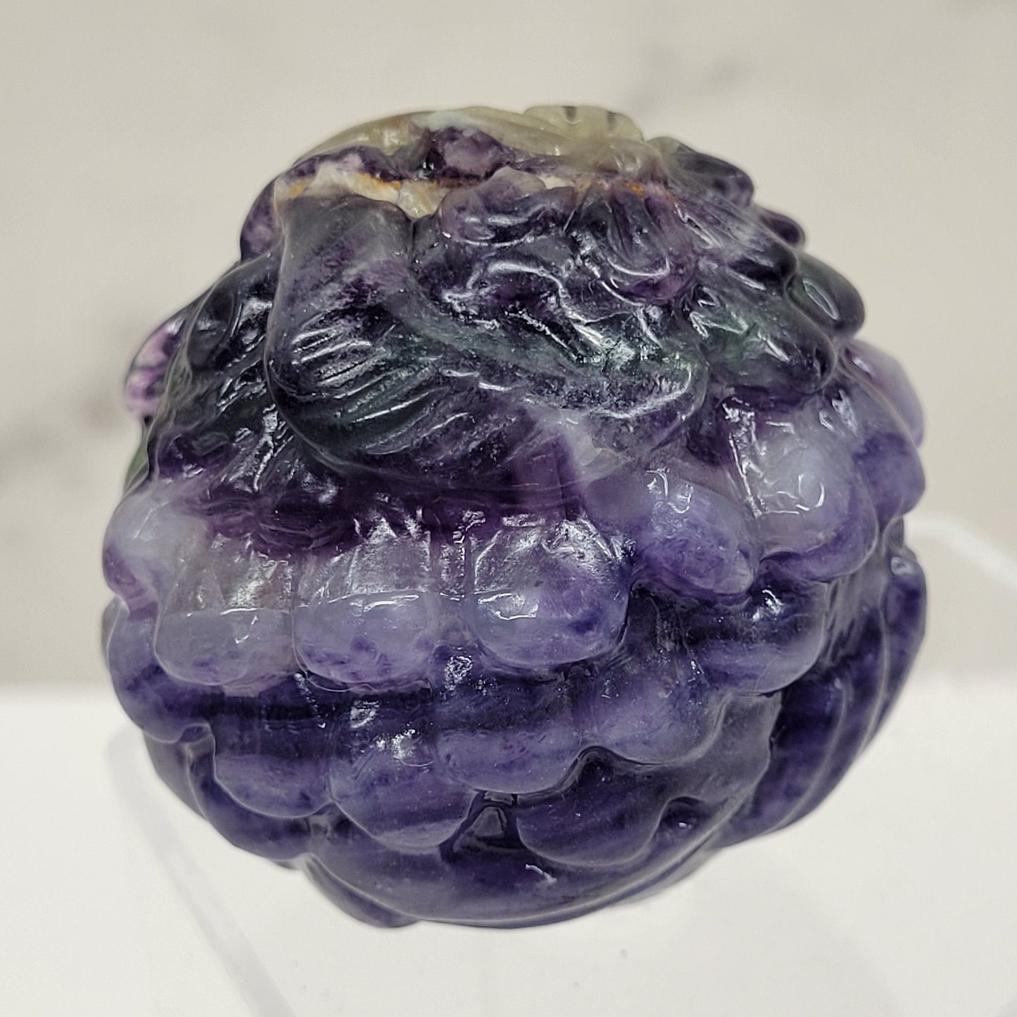 Silk Fluorite roly-poly owl