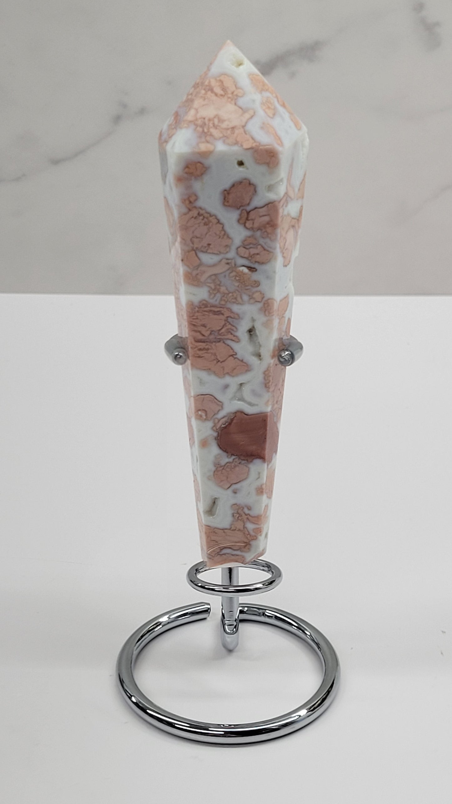 Cotton Candy Agate scepter/wand